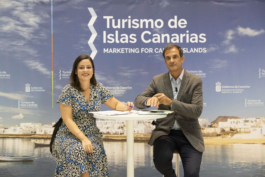 Yaiza Castilla destaca que, descontando el efecto de la inflación media en la Unión Europea, el alza real de la facturación turística en Canarias en 2022 fue del 16,5% respecto al año prepandemia.