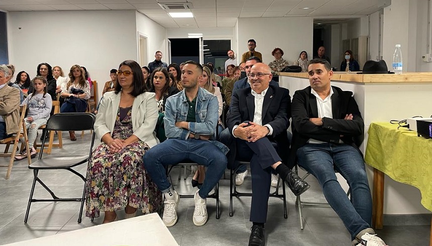 Arminda Barreto, David Machín, Fernando Jiménez y Yone Carballo durante el encuentro.
