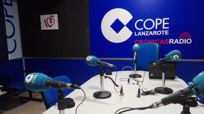 Imagen del primer estudio de COPE que se montó en Arrecife.