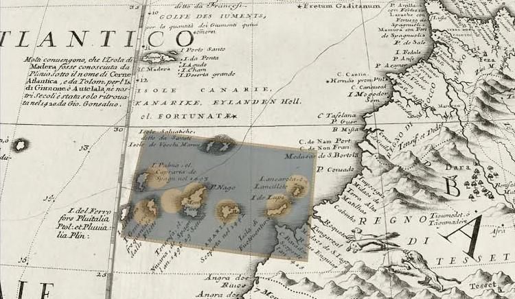 FOTO DE LAS ISLAS CANARIAS EN LOS ANTIGUOS ISLARIOS