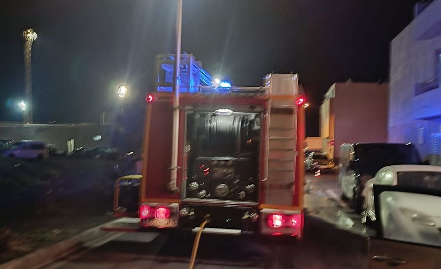 Imagen de la zona del incendio