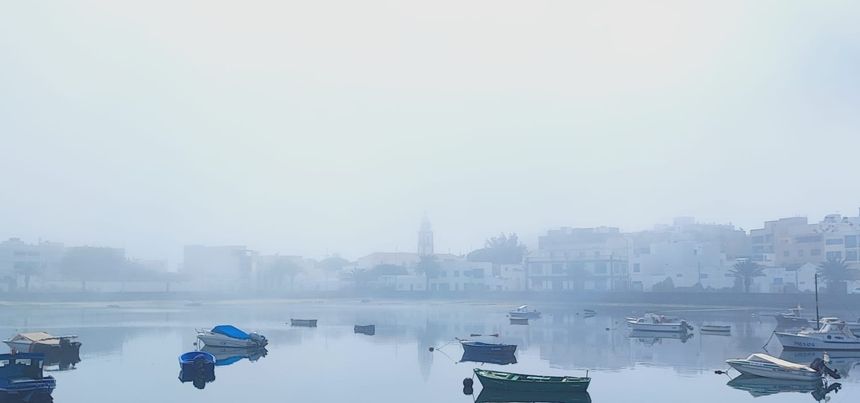 Imagen del Charco de San Ginés por la mañana