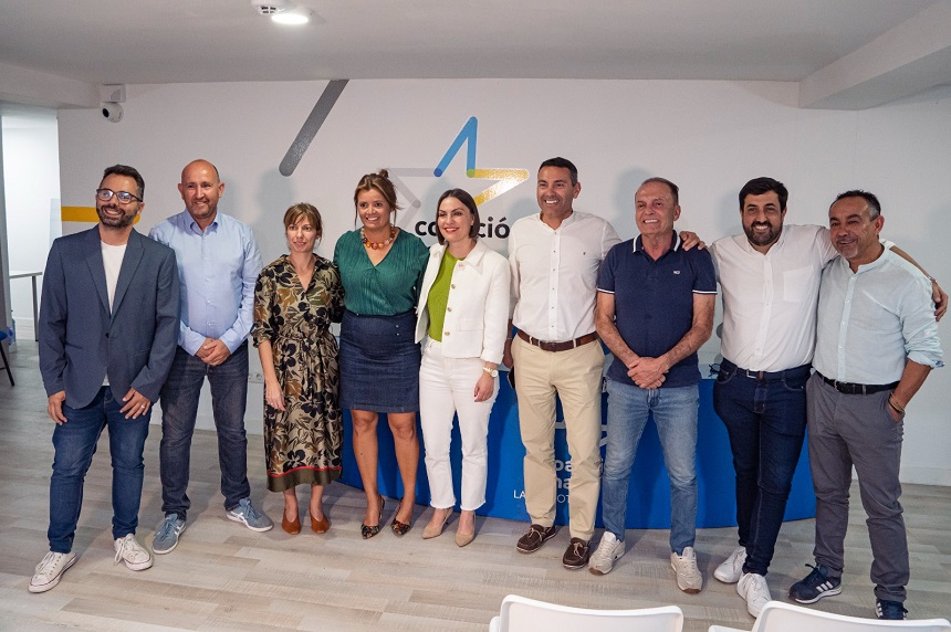 Imagen de los candidatos de CC.