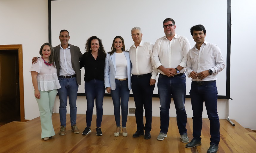 Imagen de los candidatos del PSOE en Tías.