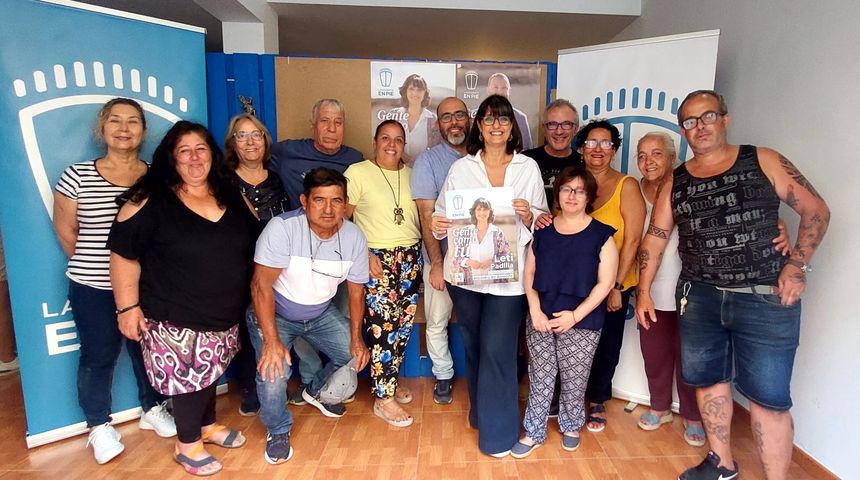 Equipo de Lanzarote en Pie en Arrecife.