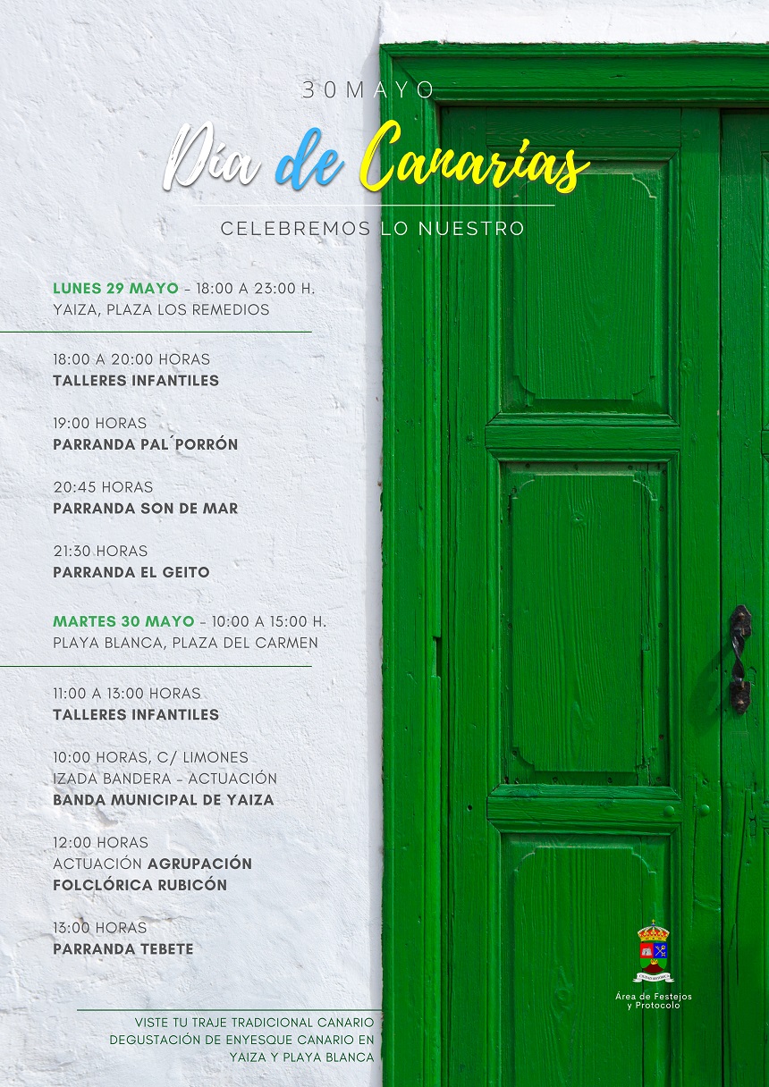 Programa Día de Canarias en Yaiza