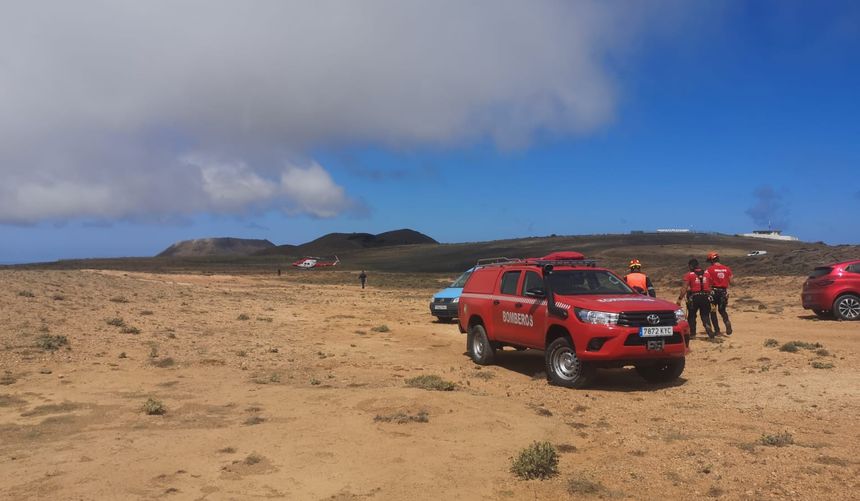 Los bomberos participaron también en el rescate
