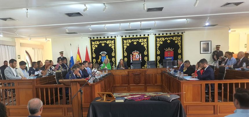 Imagen del pleno antes de las votaciones