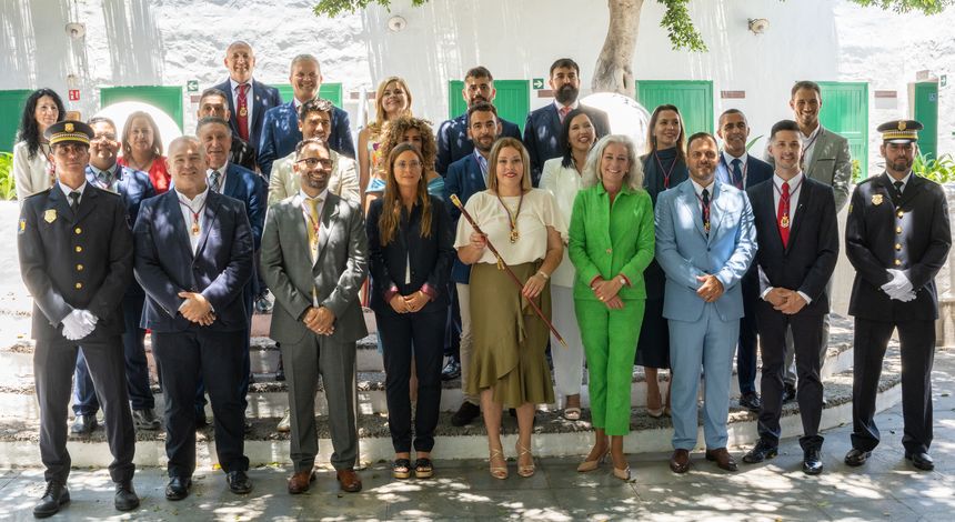 Imagen de todos los concejales que conforman la Corporación que arranca en este 2023