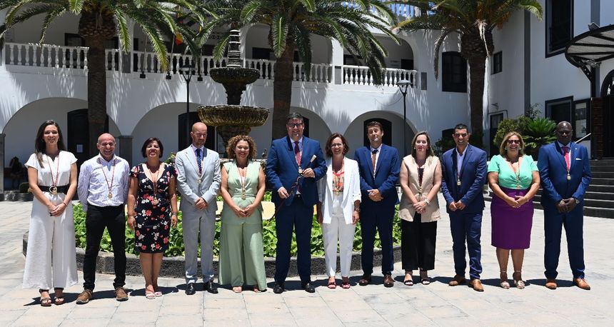 Imagen del nuevo grupo de gobierno de San Bartolomé