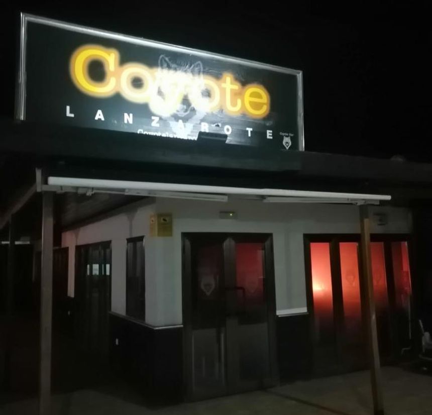 Imagen del bar en el momento del incendio