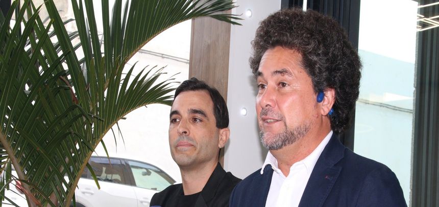 Juan Carlos Albuixech durante la rueda de prensa de presentación del nuevo técnico