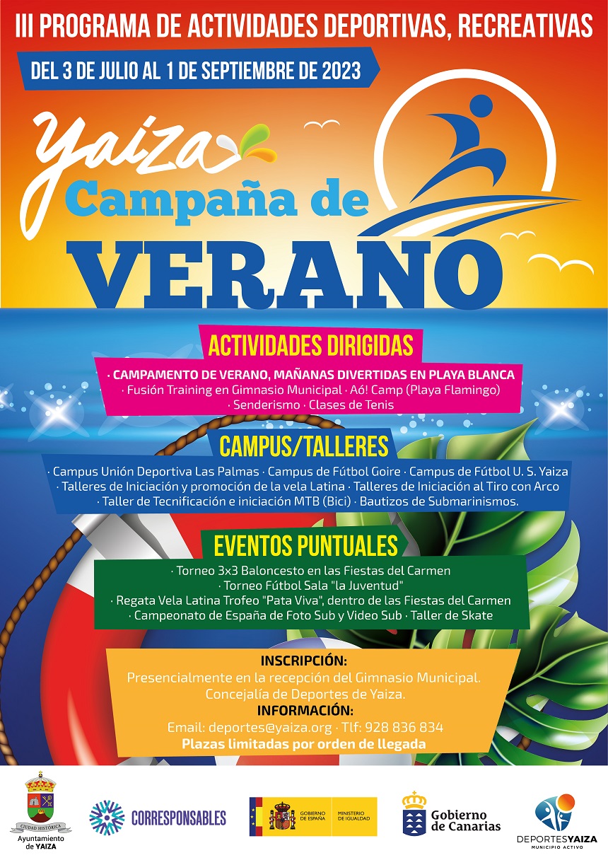 Actividades Campaña de Verano 2023