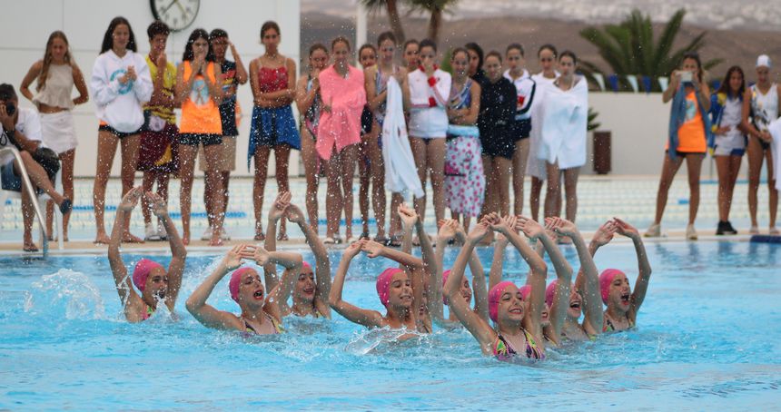 natación cinco