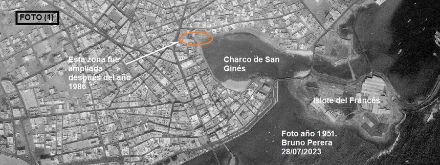 Charco San Gines. Foto antigua (1)