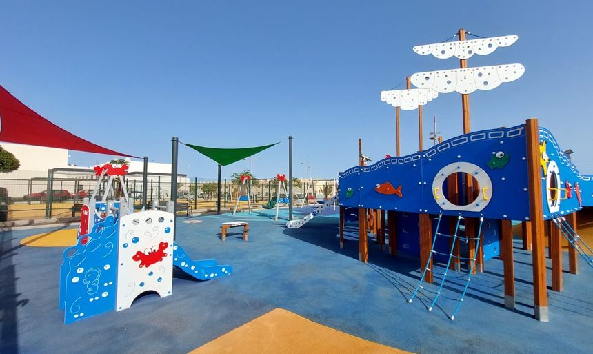 Estreno del nuevo Parque Infantil de Argana Alta. Cerca de 1000 m2 de superficie 1