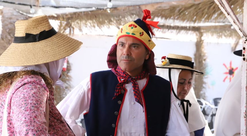 El presidente del Cabildo no se perdió la romería de este año