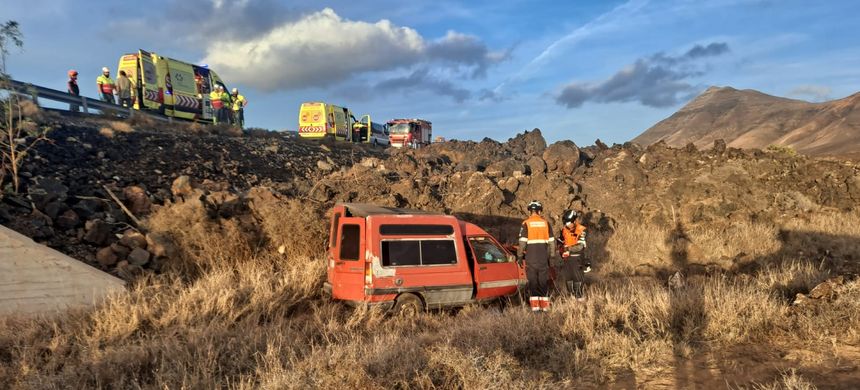 Imagen del vehículo accidentado