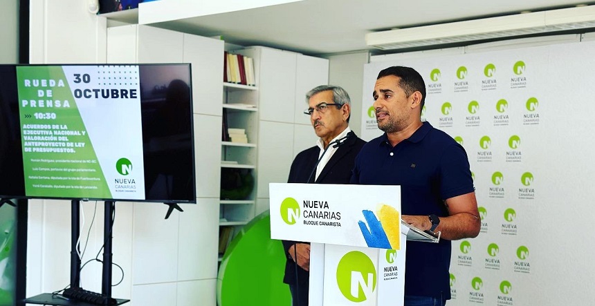 Yoné Caraballo durante su discurso de toma de posesión.