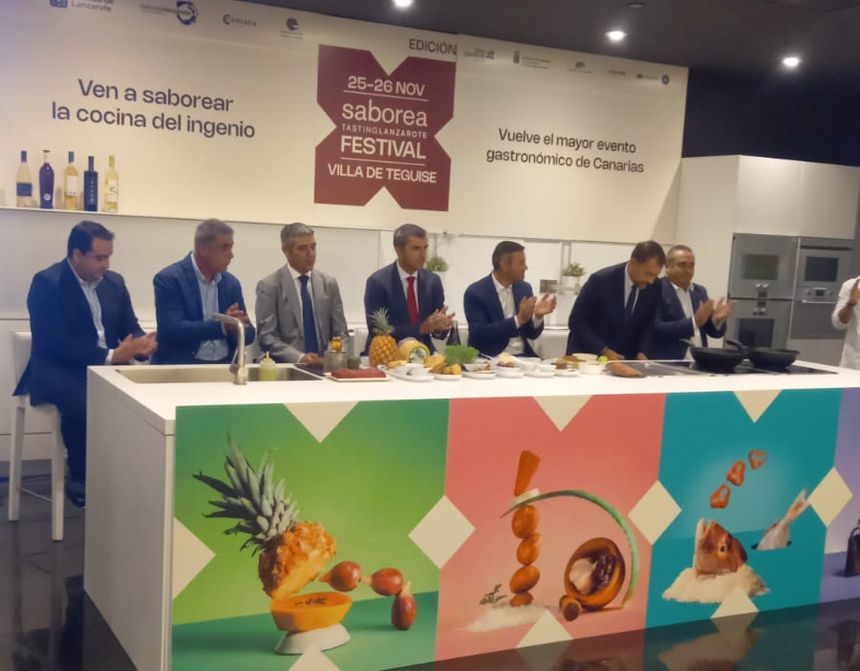 Momento de la presentación del mayor evento gastronómico de Canarias