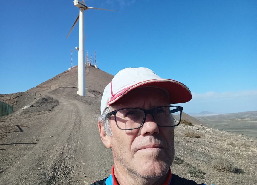 Andrés Medina en Montaña Mina.