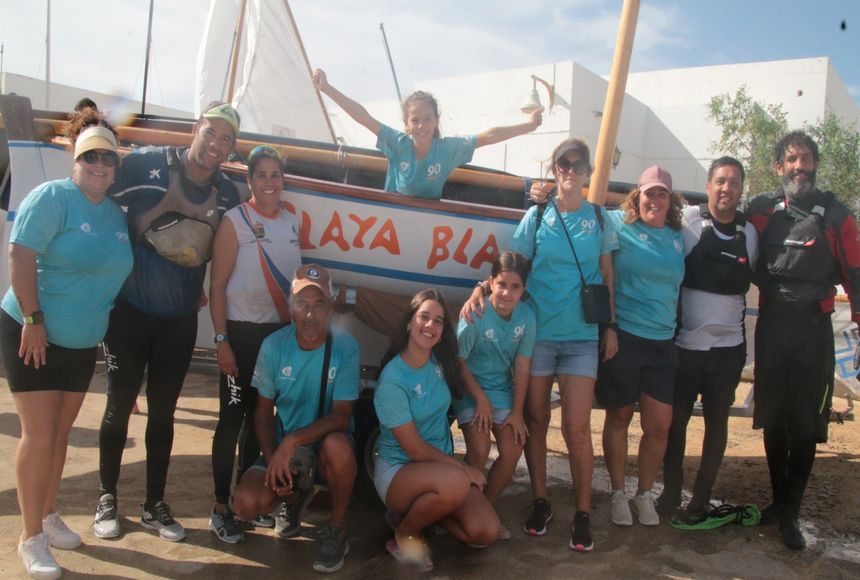 CAMPEONATO DE CANARIAS DE BARQUILLOS DE VELA LATINA. DOMINGO (1)
