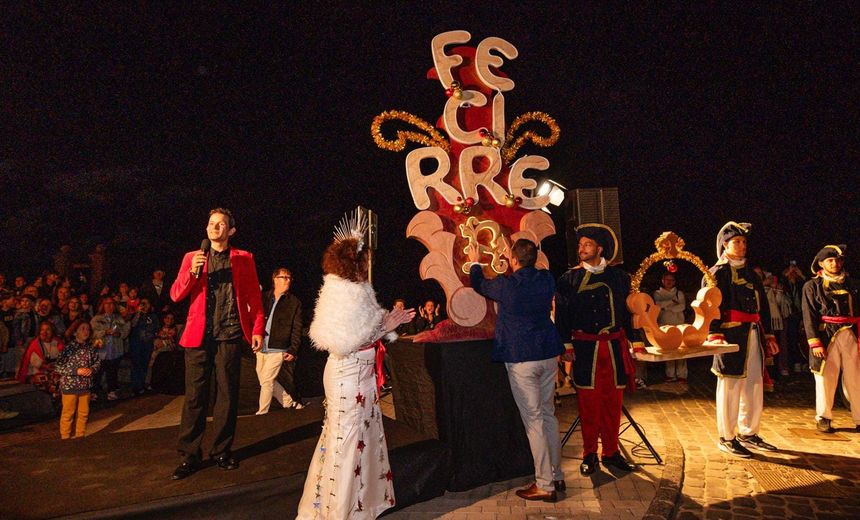 Navidad Arrecife 2023. El alcalde activa la 'A' de Arrecife para el encendido