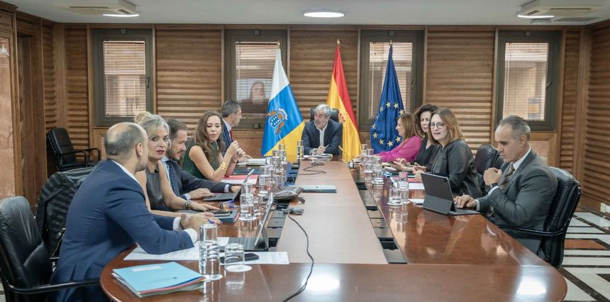 Imagen del encuentro del Consejo de Gobierno de este lunes.
