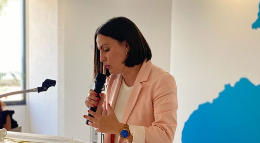 Migdalia Machín haciendo balance de su primer mandato en 2021