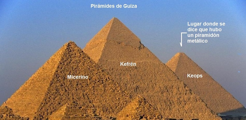 Las tres pirámides de Guiza