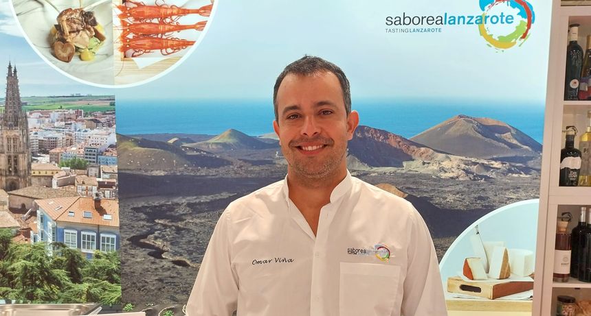 Omar Viñas, responsable de Quesería el Faro y la Asociación de Queserías Artesanales de Lanzarote (AQUAL).
