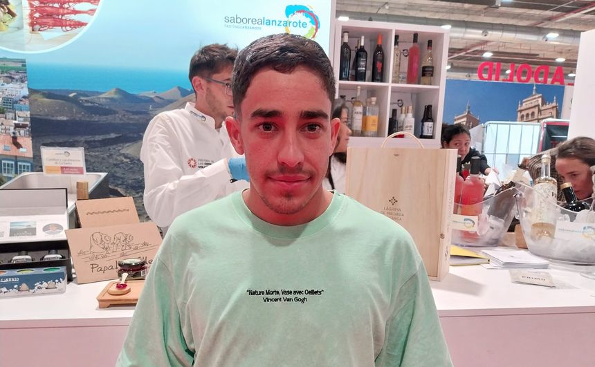 Héctor Olivero, patrón del barco de los carabineros de La Santa.