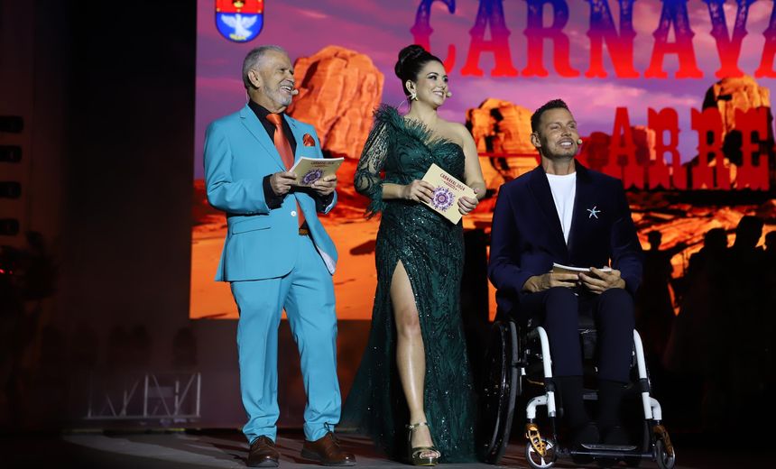 Los presentadores de la gala