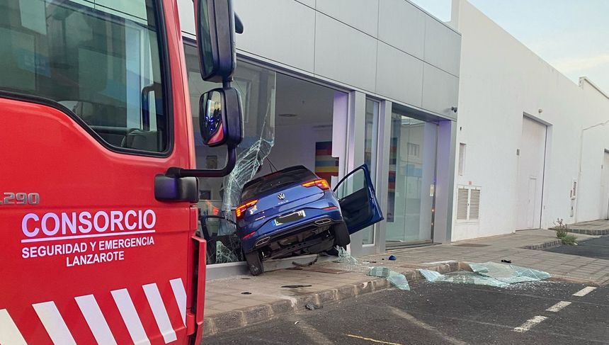 Así quedó el vehículo siniestrado