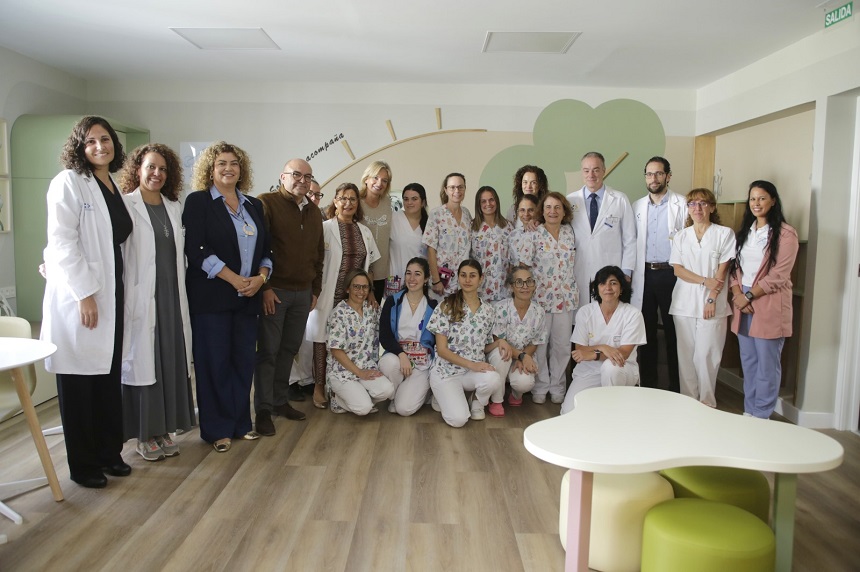 Visita a la sala de respiro de familias del Molina Orosa