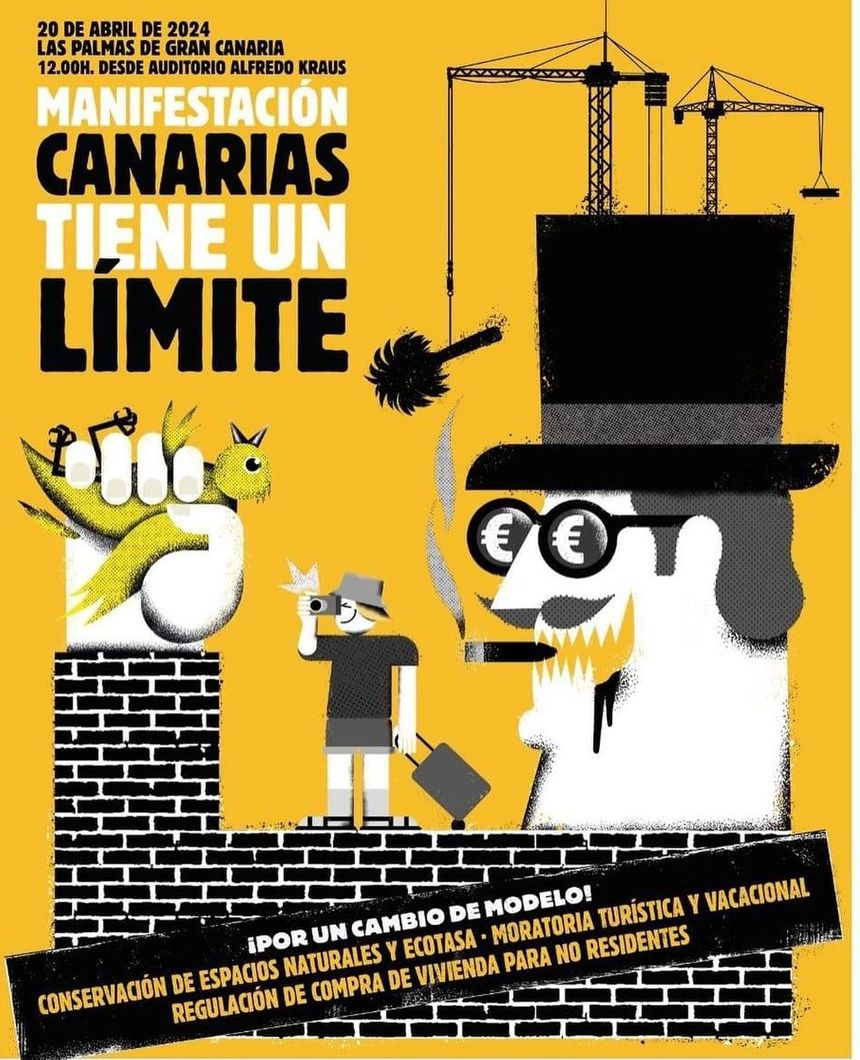 Imagen del cartel de la manifestación.