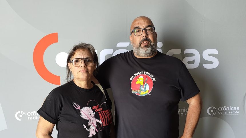 Ana Corujo y Ayose Curbelo.