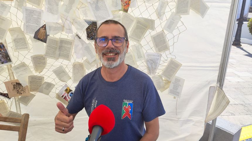 Tomás Pérez-Esaú, presidente de la Asociación de Libreros y Editores Isla Literaria.