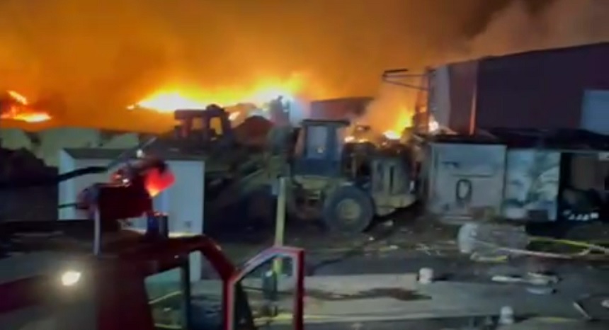 El fuego se extendió a una velocidad increíble.