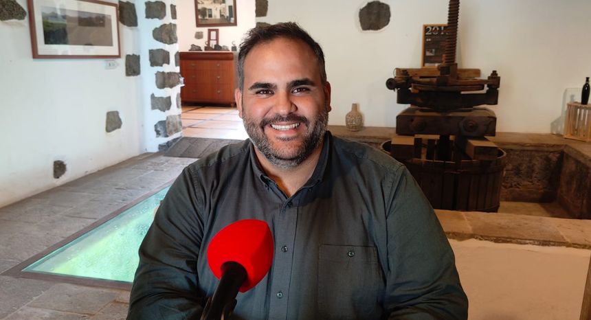 Samuel Martín, consejero de Paisaje y Soberanía Alimentaria del Cabildo de Lanzarote.