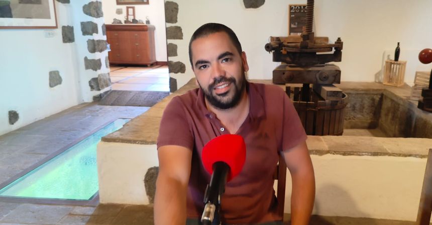 Daniel Martín, enólogo de la bodega Los Bermejos.