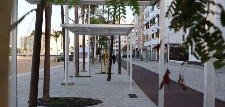 Imagen reciente del ahora paseo peatonal.