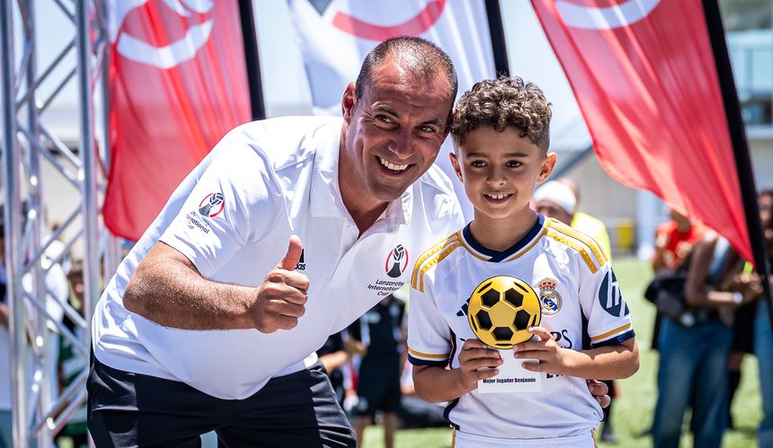 El jugador del Real Madrid que ganó el premio al mejor benjamín