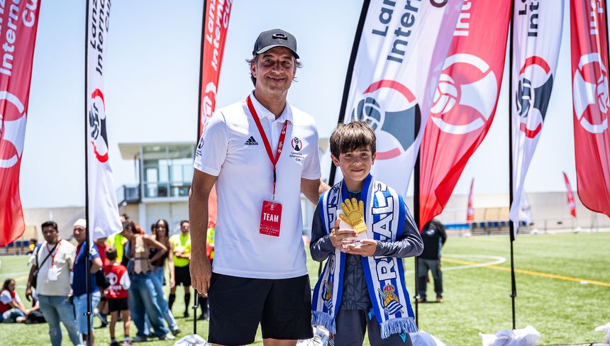 El mejor portero benjamín con Pedro Cabrera