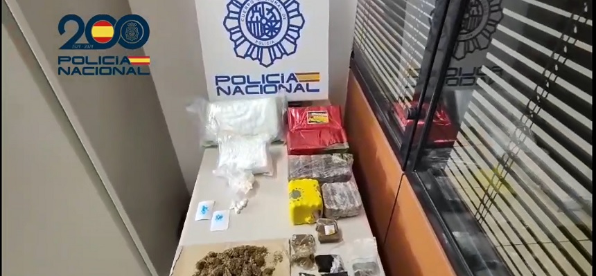 Droga incautada.