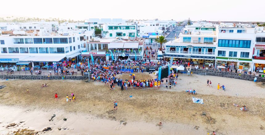 Panorámica de Playa Blanca el día del homenaje a Tomás Quesada