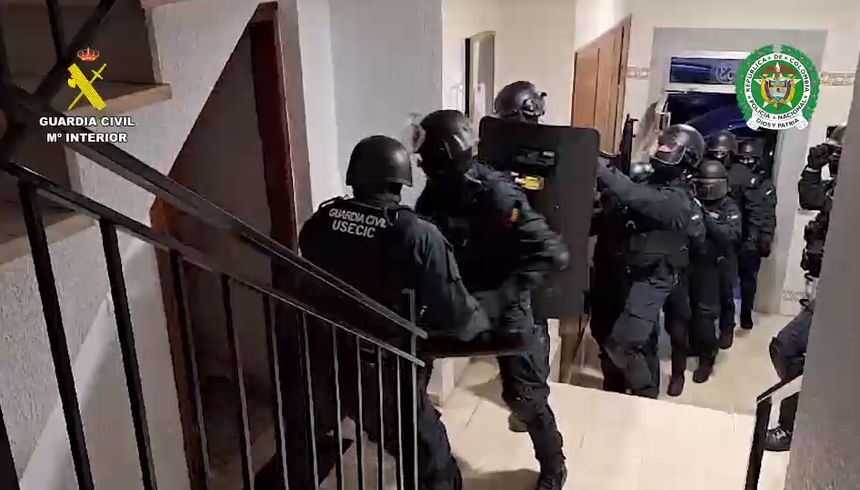 Dispositivo de la UCO en la Operación Guacatal.