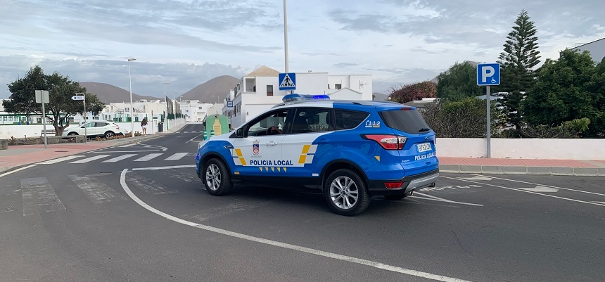 Imagen de un coche de la Policía Local de Tías.