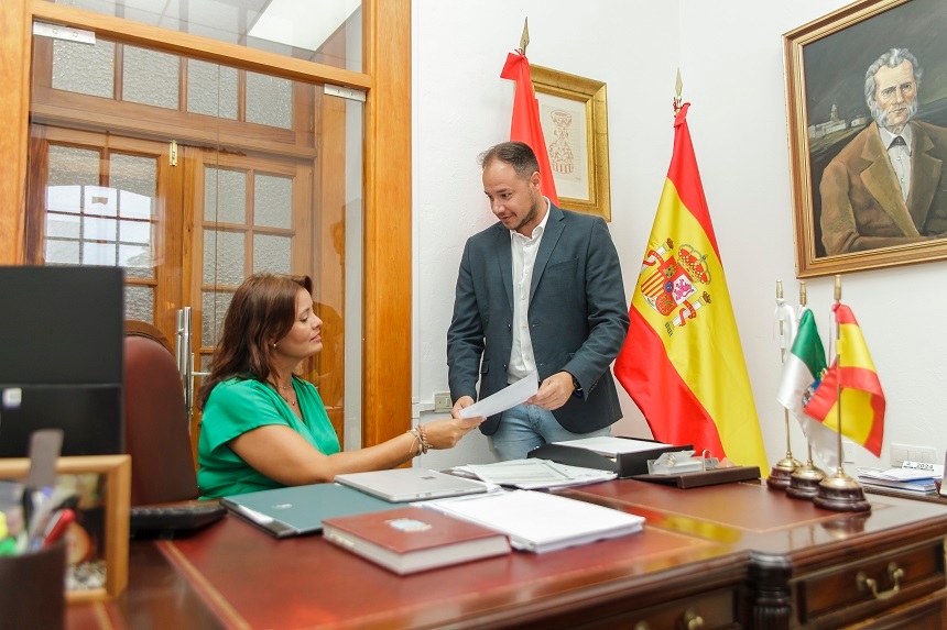 Olivia Duque y Ginés González.