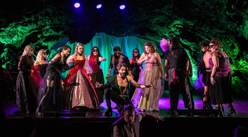 Representación de la obra Don Giovanni.